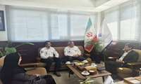 دیدار رئیس اورژانس سبزوار با مدیرکل سازمان مدیریت و برنامه‌ریزی خراسان رضوی